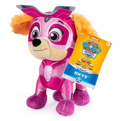 PAW Patrol, Mighty Pups Super Paws Skye, Stuffed Animal Plush, 8 inch – BrickSeek