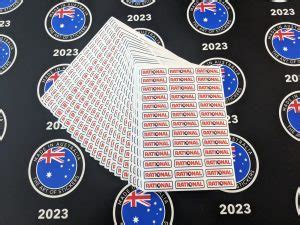 Printed Business Logo Sticker Sheets – The Art of Stickers – Australia