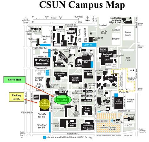 Directions and Parking | California State University, Northridge