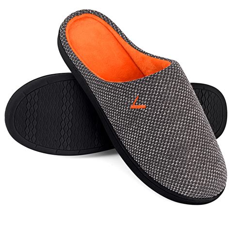 Vonmay - VONMAY Men's Slippers Cozy Slip On Two-Tone Memory Foam House ...