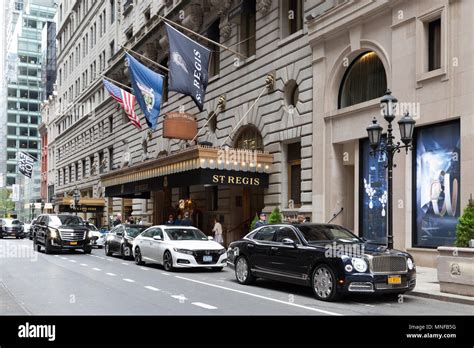 St Regis Hotel New York, exterior; a luxury hotel in Midtown, New York City, USA Stock Photo - Alamy