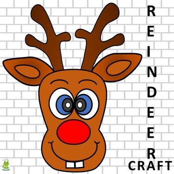 Rudolph The Red Nosed Reindeer Craft/Rudolph Mask Craft/Reindeer Crafts