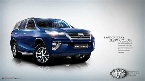 Toyota Fortuner new color on Behance