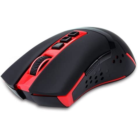 Redragon M692 Wireless Gaming Mouse RED LED Backlit MMO 9 Button ...