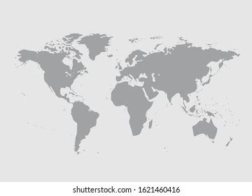 Vector World Map Illustration Australia Asia Stock Vector (Royalty Free ...