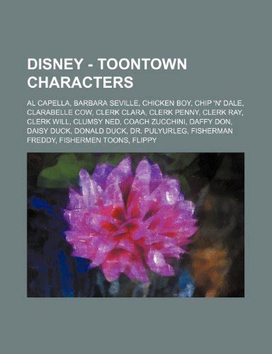 Disney - Toontown Characters: Al Capella, Barbara Seville, Chicken Boy ...