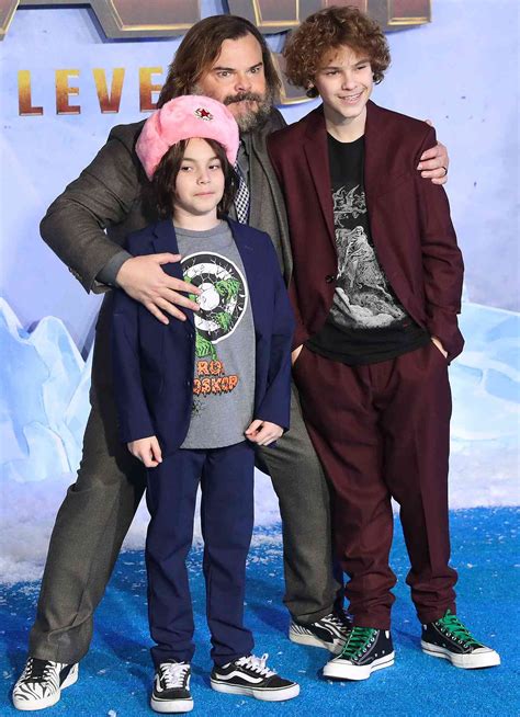 Jack Black Brings Dad and Sons to Jumanji: The Next Level Premiere