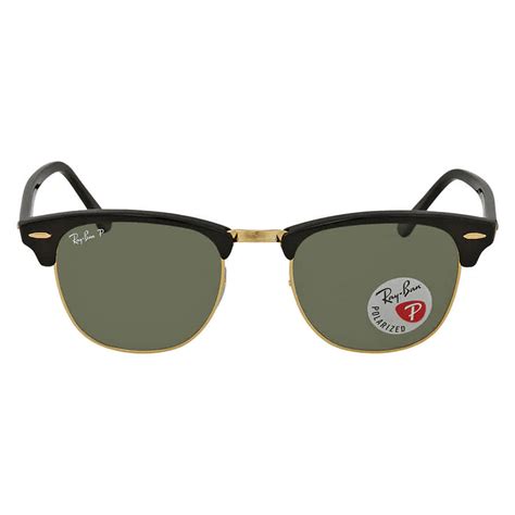 Ray Ban Clubmaster Classic Green Classic Polarized G-15 Sunglasses ...