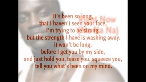 Right Now (Na Na Na) - Akon HQ Audio - lyrics - YouTube