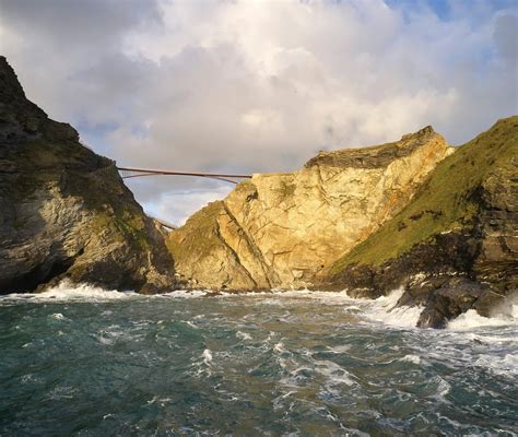 New Tintagel Castle Bridge Cornwall - e-architect