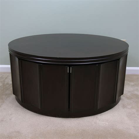 Round Storage Coffee Table | EBTH