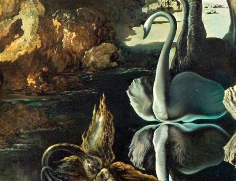 Salvador Dali Swans reflecting in elephants | Etsy