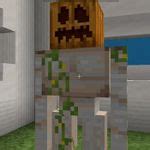 Download Pumpkin Head Iron Golem Addon PE for a Better Iron Golem