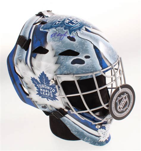 Ed Belfour Signed Toronto Maple Leafs Full-Size Hockey Goalie Mask ...