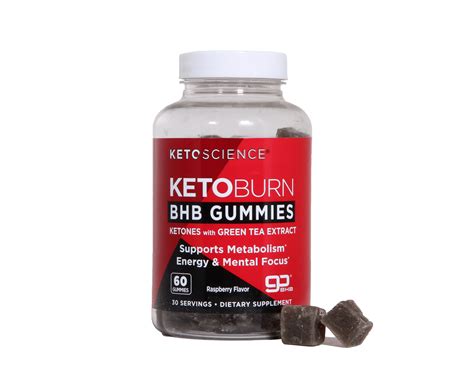 Keto Science Keto Burn Gummies, Raspberry, 60 Ct - Walmart.com