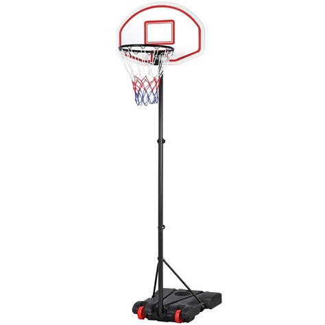 Buy Yaheetech Portable Basketball Hoop System 5.2-7 ft Height Adjustable Basketball Stand for ...