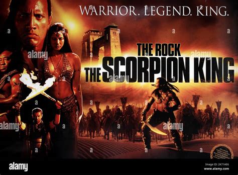 FILM POSTER, THE SCORPION KING, 2002 Stock Photo - Alamy