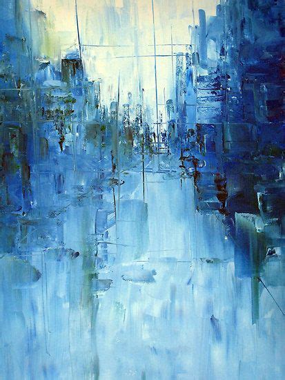 Blue Abstract Art Paintings