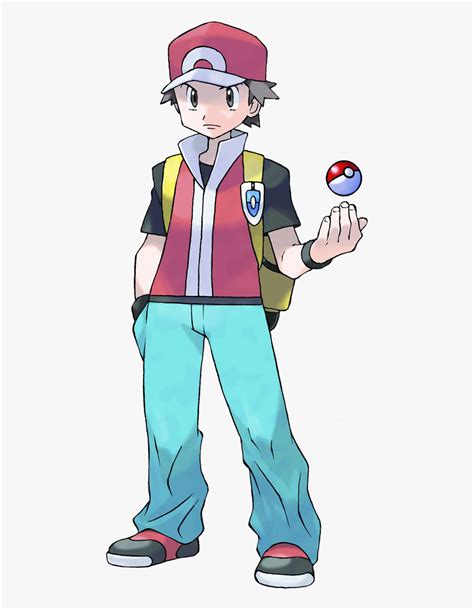 Pokemon Trainer Red Png - Red Pokemon Fire Red , Free Transparent ...