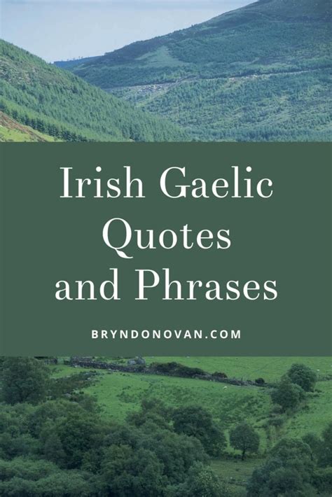 Irish Gaelic Quotes and Phrases For Tattoos, Instagram, or Inspiration