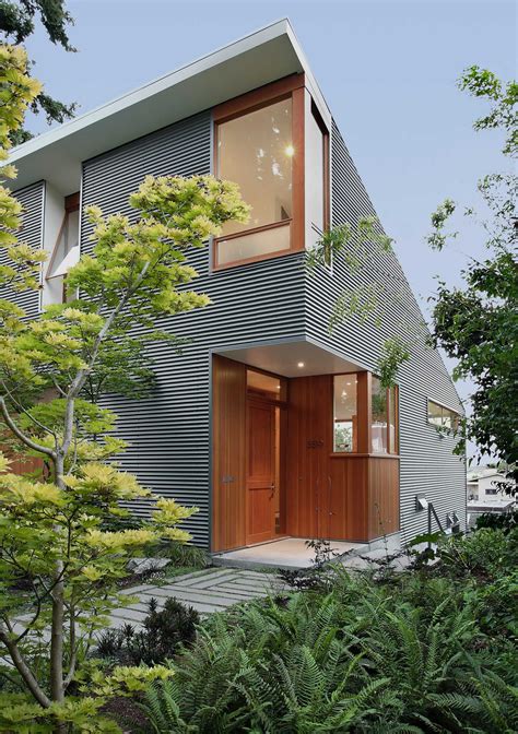 Exterior Siding Idea - Use Corrugated Metal Siding To Add Texture To A ...