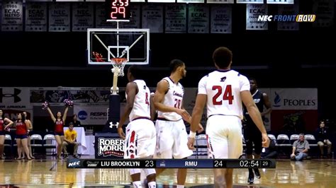 RMU vs LIU - Men's Basketball Highlights - YouTube