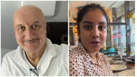 Anupam Kher shares video of niece singing beautifully: ‘Tanvi is ...