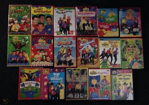 The Wiggles DVD lot 17 Movies Wiggle Bay, Yummy Christmases, Wiggly ...