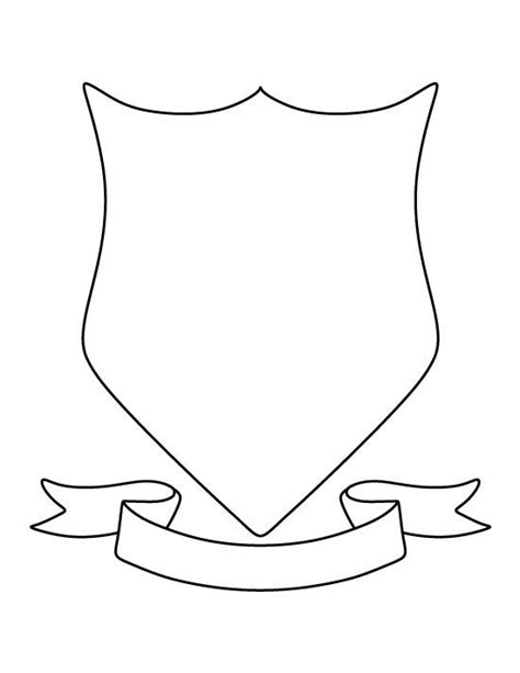 Coat Of Arms Template Pdf coat of arms pattern. use the printable outline for crafts ...