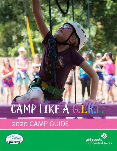 2020 Girl Scout Camp Guide by Girl Scouts of Central Texas - Issuu