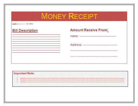 5+ Money Order Receipt Templates | Free Excel, Word & PDF