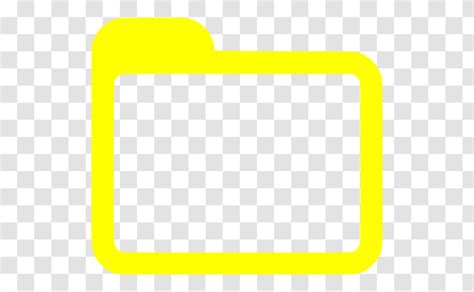 Product Design Line Angle Clip Art - Yellow - Folder Transparent PNG