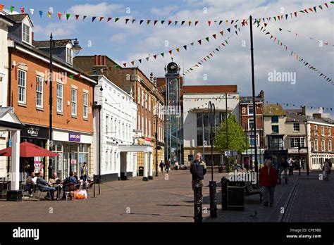 spalding town centre high street lincolnshire england uk gb Stock Photo - Alamy