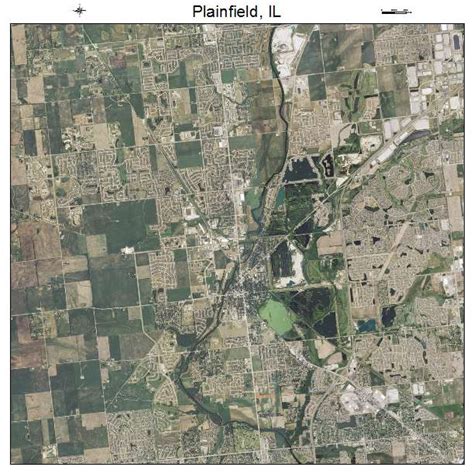 Aerial Photography Map of Plainfield, IL Illinois