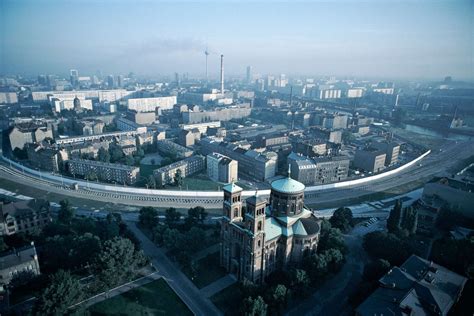 Berlin Wall Aerial View