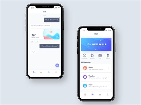 iPhone X layout for Sia by Forv on Dribbble