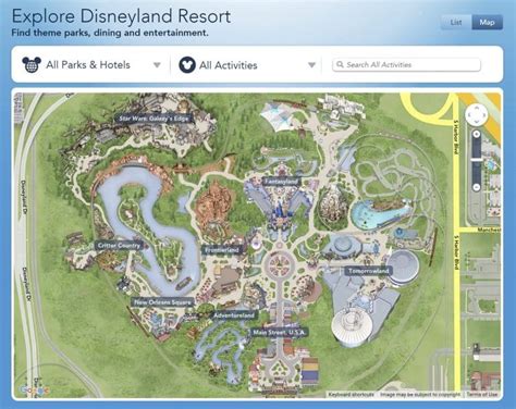 Disneyland California Map 2024 - Petra Brigitte