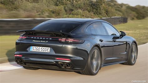 2018 Porsche Panamera Turbo S E-Hybrid - Rear Three-Quarter | Caricos