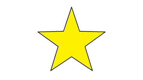 yellow star cut out - Clip Art Library