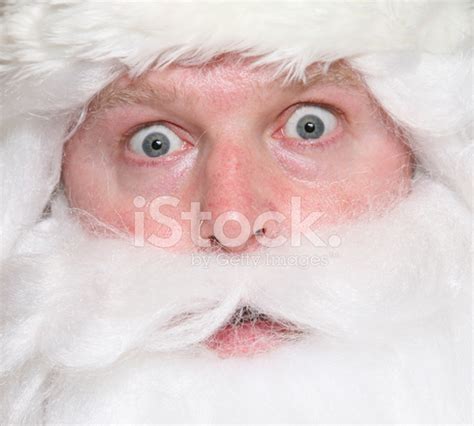 Surprised Santa With Really Big Eyes Stock Photo | Royalty-Free | FreeImages