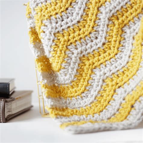 Crochet Baby Blanket Ripple - Amelia's Crochet