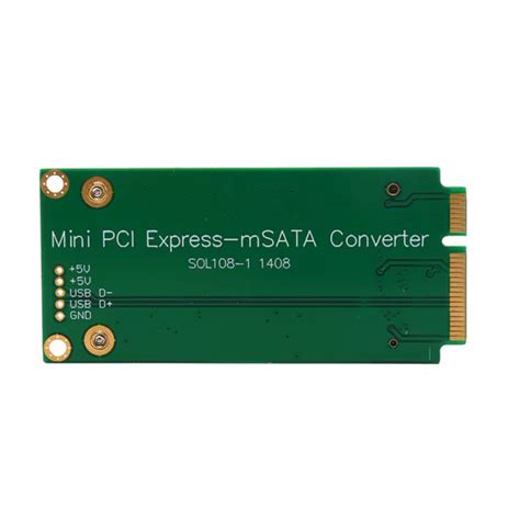 MSATA SSD TO SATA Mini PCIe SSD adapter card for Asus EPCS101 900A 90~gw $3.68 - PicClick