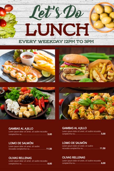 Free Lunch Special Poster Template | PosterMyWall