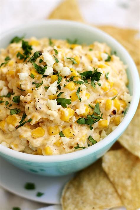 Slow Cooker Mexican Grilled Corn Dip | Girl Versus Dough