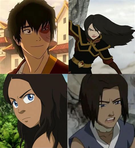 [ATLA] Characters always looked attractive when their hair was longer/down : r/TheLastAirbender