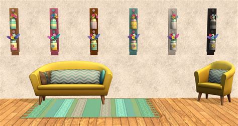 TheNinthWaveSims: The Sims 2 - The Sims 4 Nifty Knitting Wall Flowers For The Sims 2