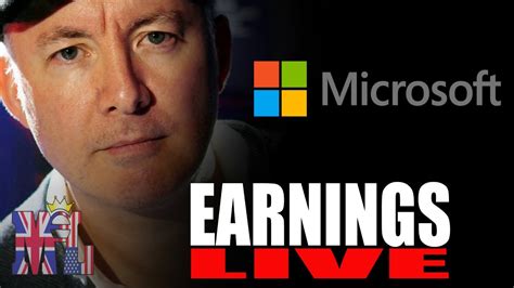 MSFT STOCK Earnings Microsoft - TRADING & INVESTING - Martyn Lucas Investor @MartynLucas - YouTube