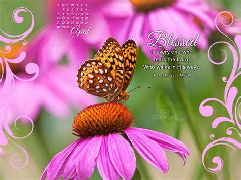 Free download April 2013 Psalm 1281 NKJV Desktop Calendar Free Monthly Calendars [1024x768] for ...