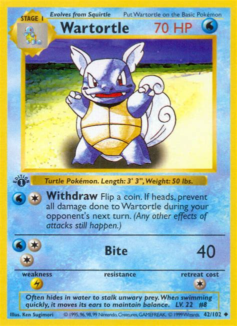 Wartortle (Base Set BS 42)