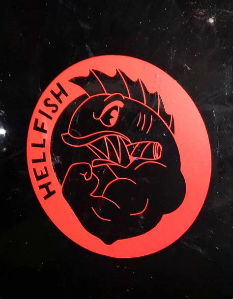 The Flying Hellfish Sticker. Flying Hellfish Sticker From the | Etsy ...